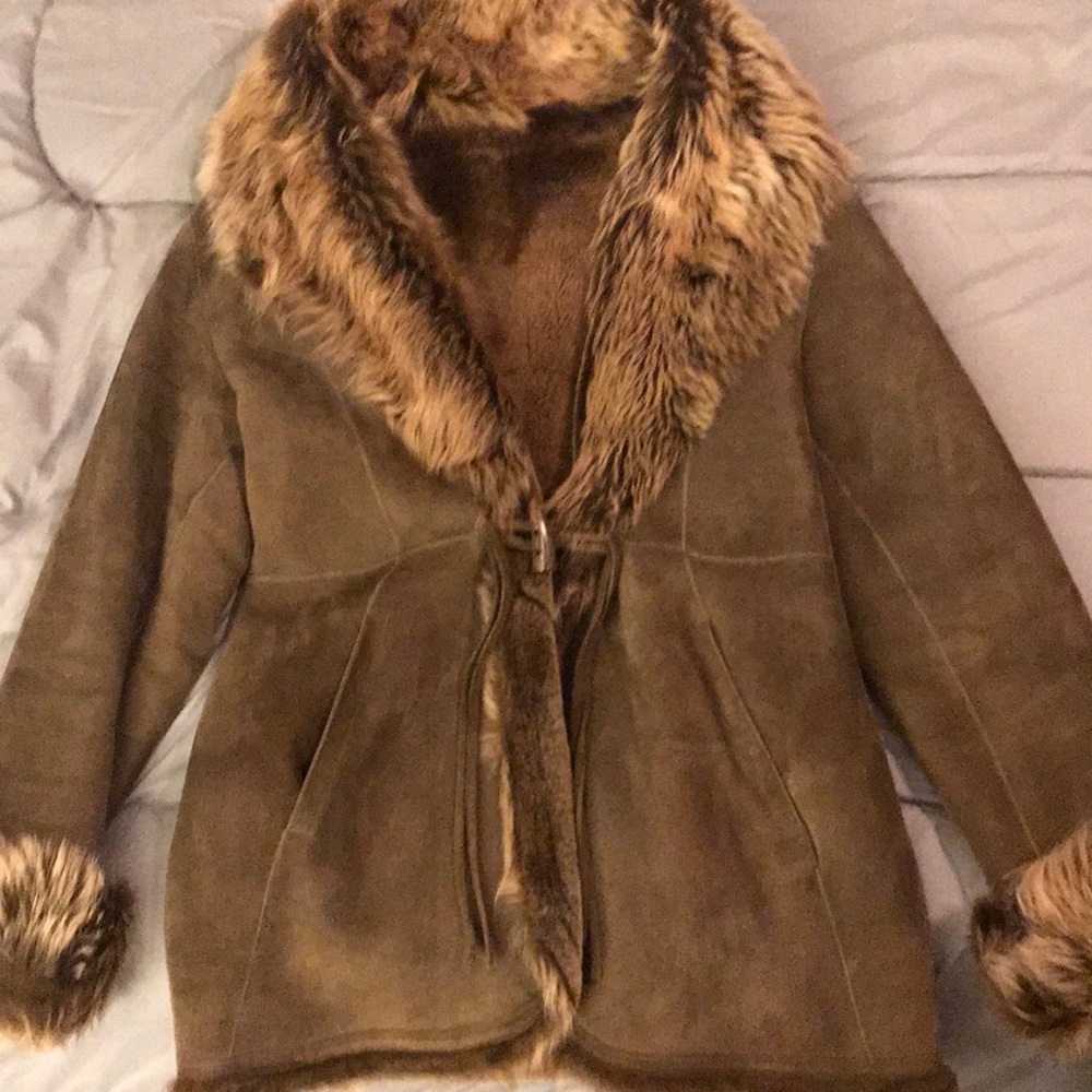 Brown Blue Duck Sterling Sheepskin Coat